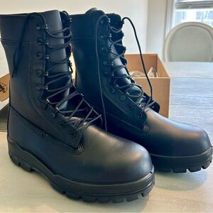 All Leather Steel Toe Boots